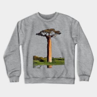 baobab tree Crewneck Sweatshirt